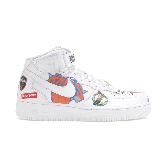 white supreme shoes